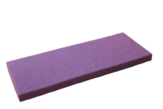 Ginsimar Custom Size Bench Cushion, Bay Window Seat Cushion, Thick Upholstery Foam Long Chair Cushion Sofa Pads Outdoor/Indoor Patio Furniture (Color:Pinkish Purple,Size:Custom)