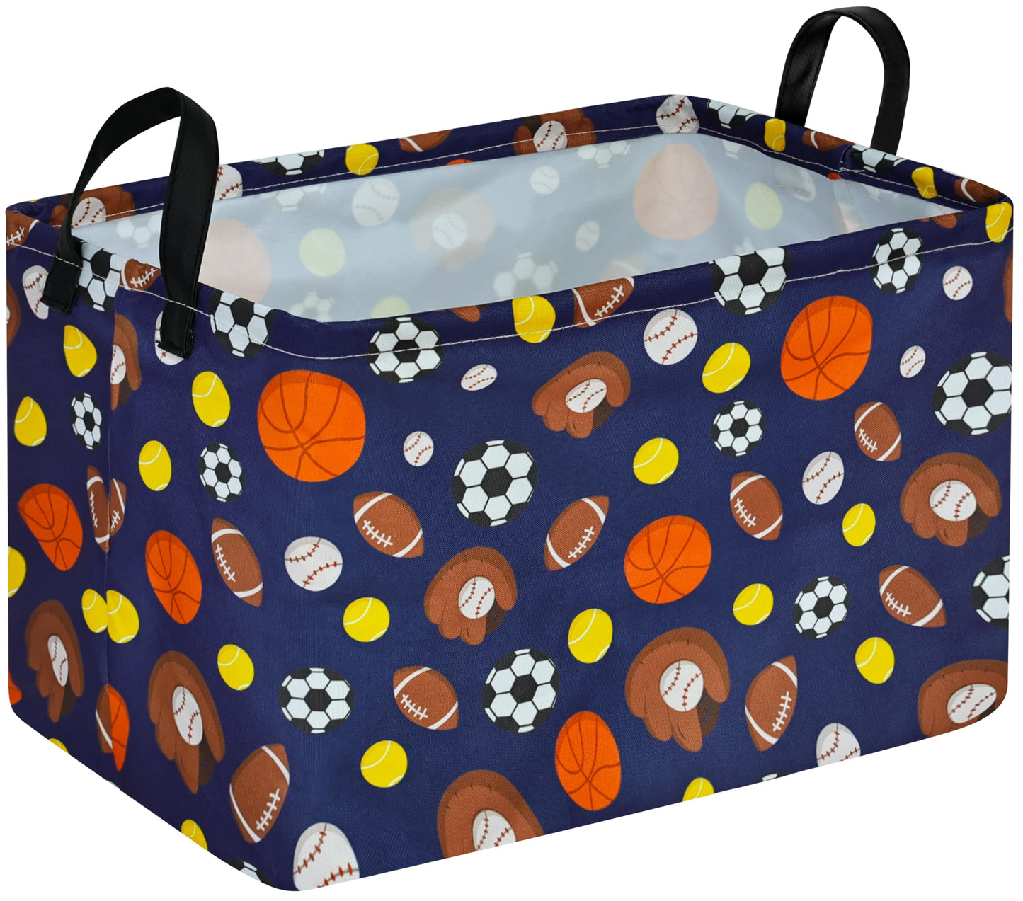 MAIZMZ Kids Hamper Storage Bins Organizer Toy Box Laundry Basket Large Canvas Collapsible Chest for Home/Dorm/Kitchen/Pet/Office/Closet/Shelf/Gift Baskets