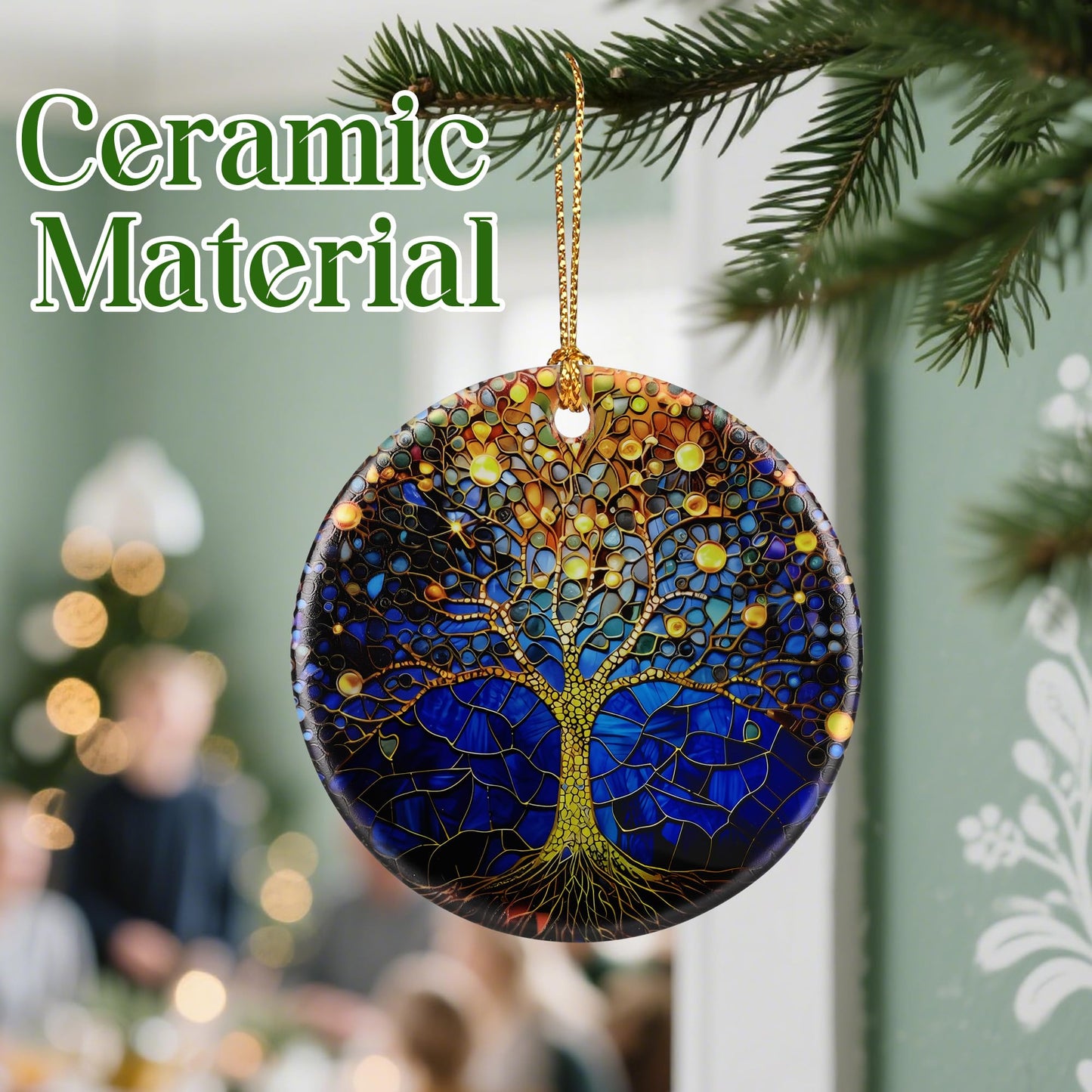 Tree of Life Ornament – Christmas Ornament, Christmas Tree Decor, & Perfect Holiday Decor | Housewarming Gifts, Gifts for Mom and Women