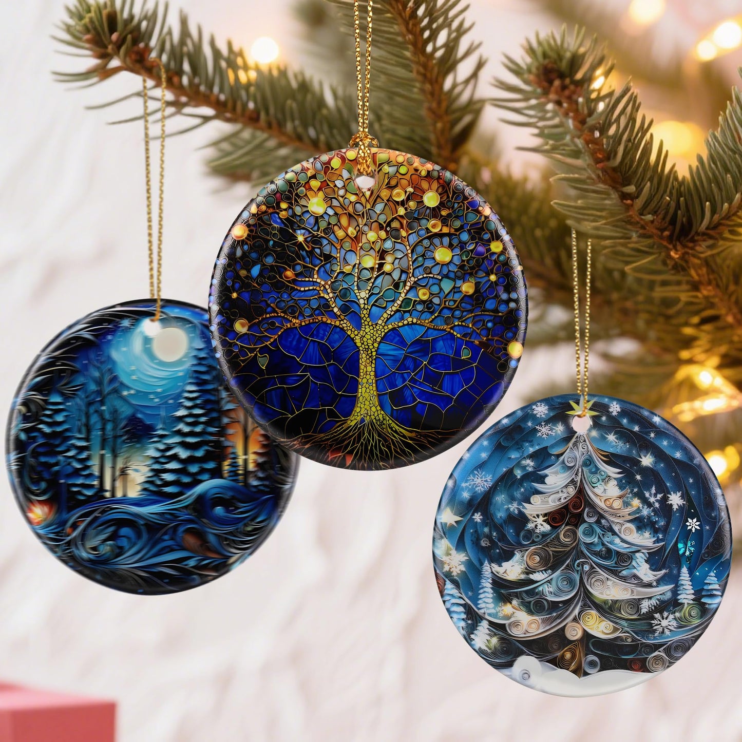 Tree of Life Ornament – Christmas Ornament, Christmas Tree Decor, & Perfect Holiday Decor | Housewarming Gifts, Gifts for Mom and Women