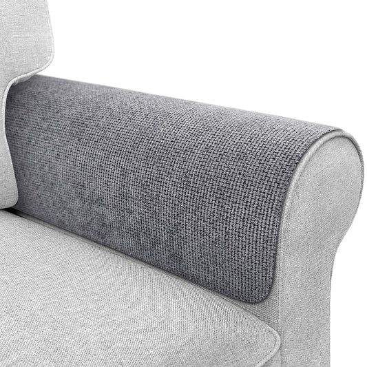 Madelegano Couch Arm Covers, Sofa Arm Covers, Waterproof Armrest Cover for Sofa, Loveseat, Armchair, Anti-Slip Recliner Arm Cover, Headrest Cover, Arm Chair Covers Set of 2 (Dark Gray, 22"×18")