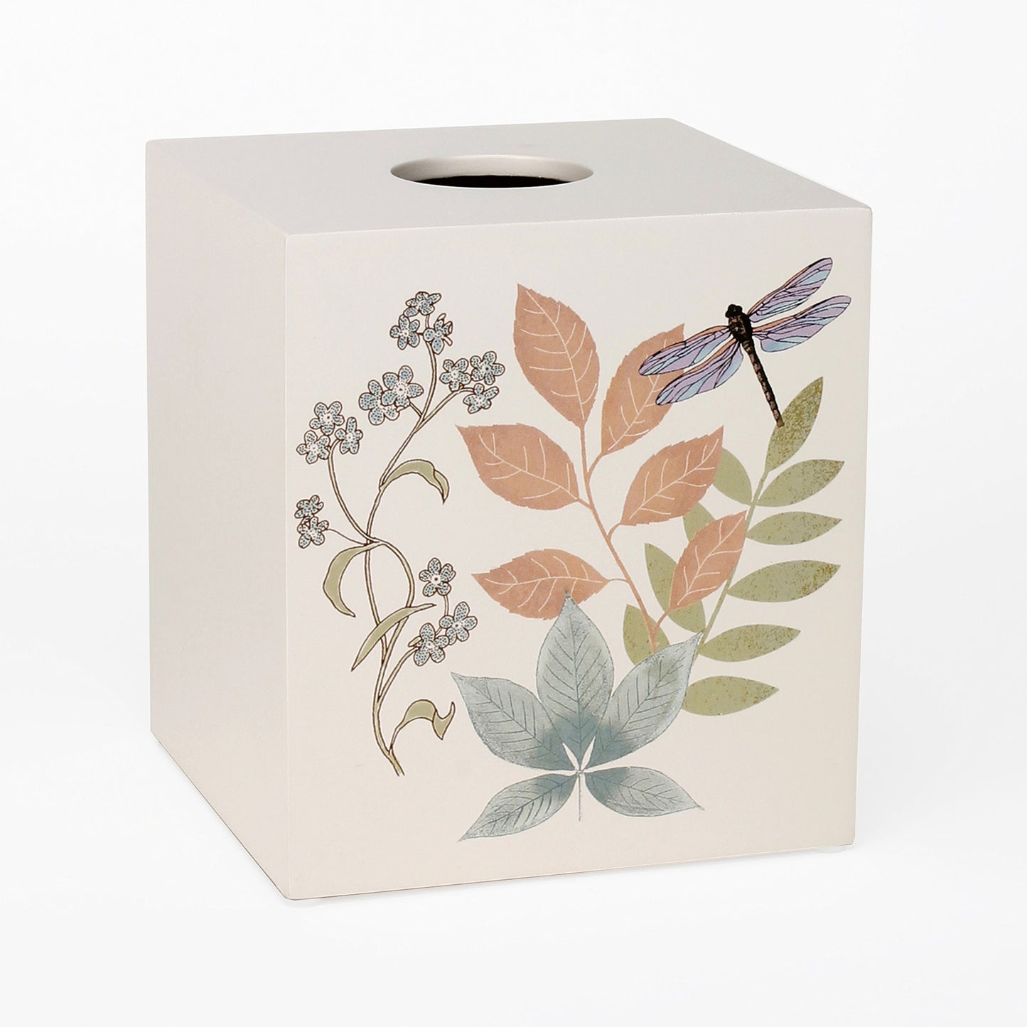 SKL Home Harmony Tissue Box Cover, 5.75" x 5.25" x 5.25", Multicolored