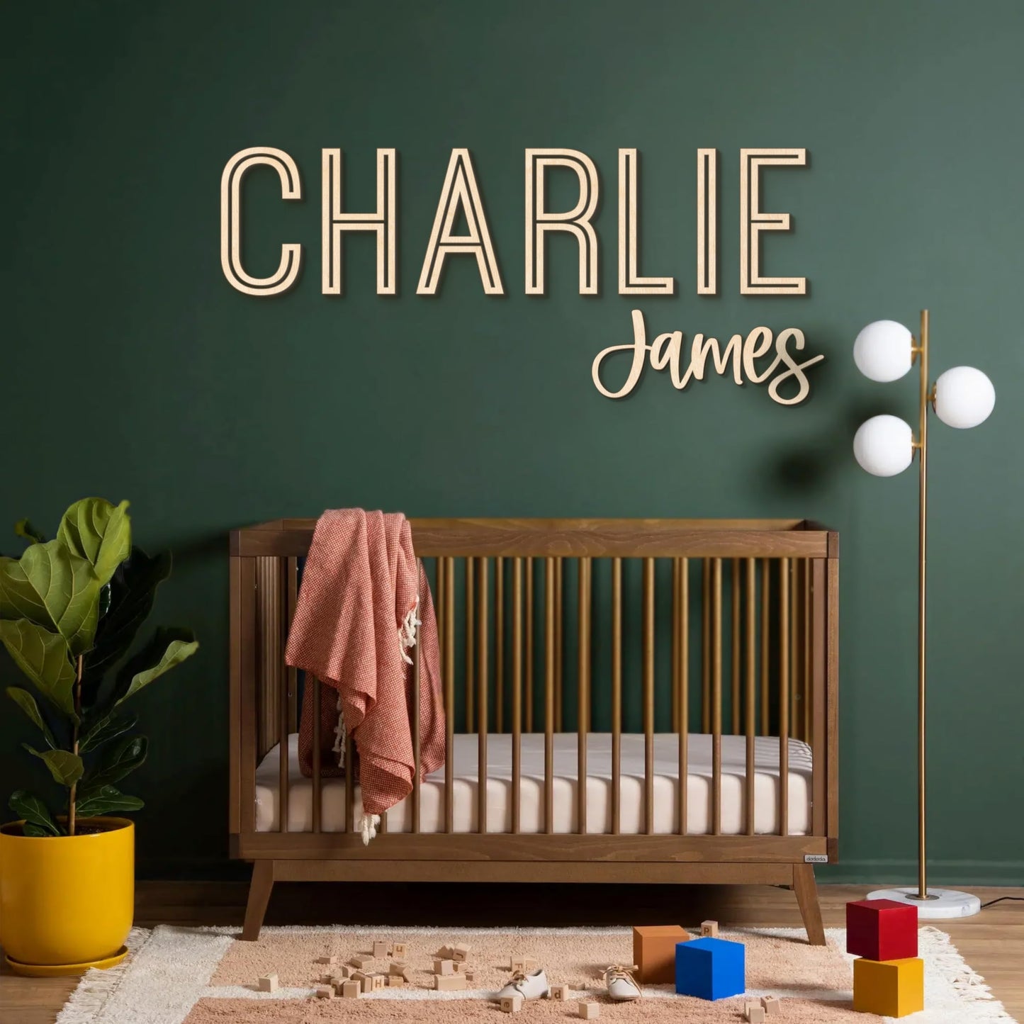 Personalized Name Sign for Nursery - Custom Wooden Name Signs for Kids Room, Personalized Nursery Name Sign - Perfect Baby Decor, Wall Name Decoration & Wedding signs, Family Name Signs