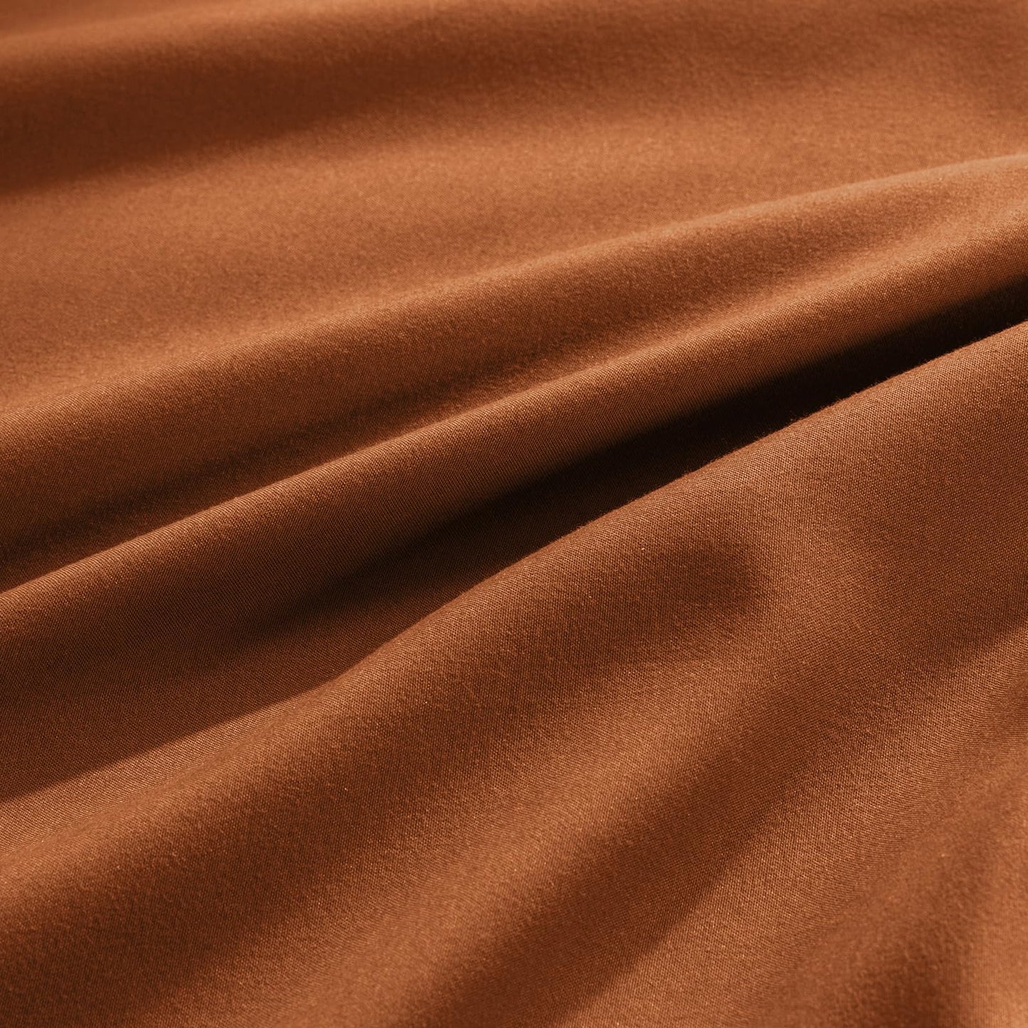 Aormenzy Microfiber Pillow Cases - Standard Size Set of 4-1800 Thread Count Ultra Soft Caramel Pumpkin Pillowcases - Wrinkle Resistant Pillow Covers with Envelope Closure - 20" x 26"