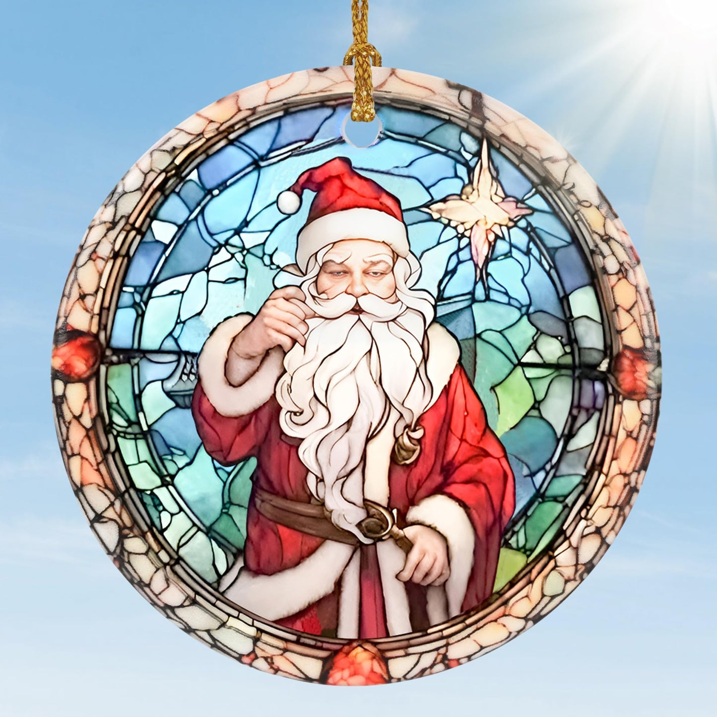 Christmas Ornament, Jocidea Christmas Decorations Santa Claus, Christmas Tree Ornaments, Holiday Decor and Xmas Gifts Ideas