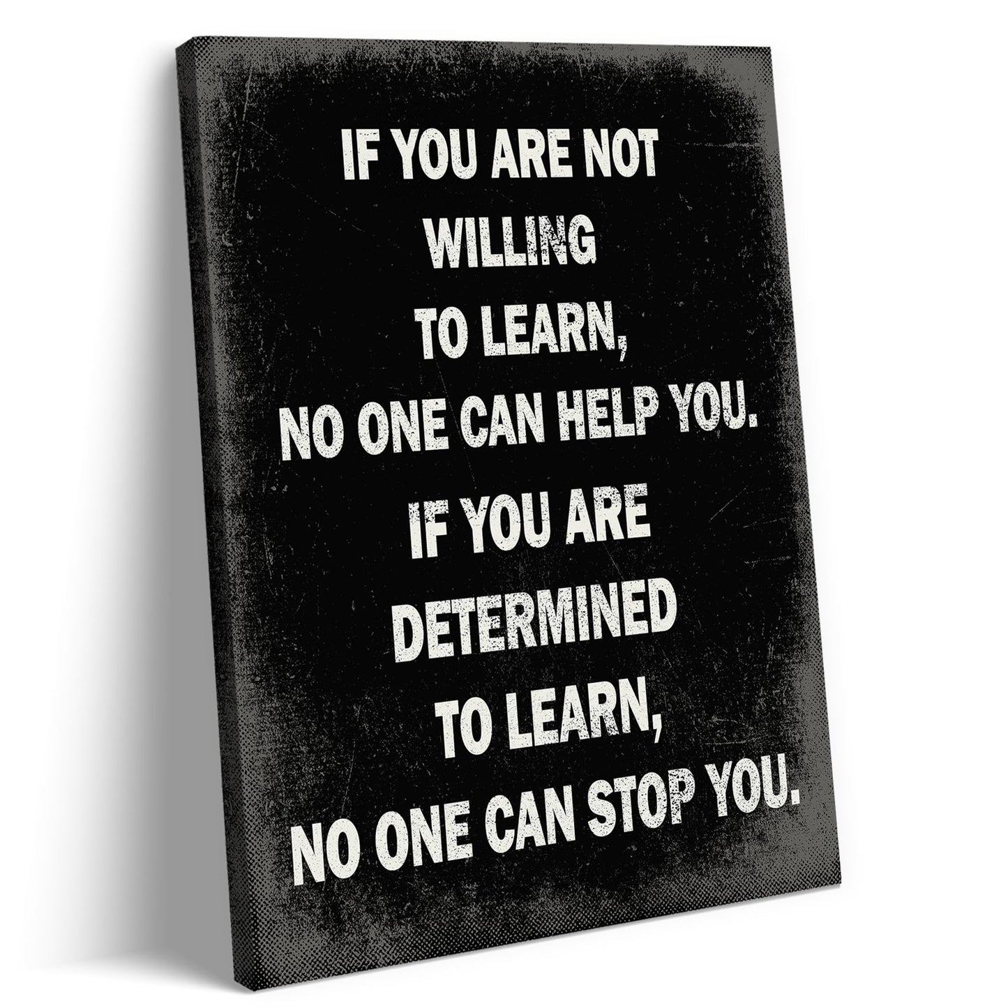 Inspirational Office Wall Art Classroom Motivational Wall Decor Positive Quotes Posters Prints Encouragement Affirmation Paintings Sayings for Entrepreneur Pictures Ready To Hang 12x16in
