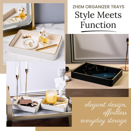 Key Bowl for Entryway Table| Leather Catch All Bowl for Keys| Key Dish Bowl for Entryway Table| Key Basket EDC Tray| Key and Wallet Holder Key Holder Bowl -Gray