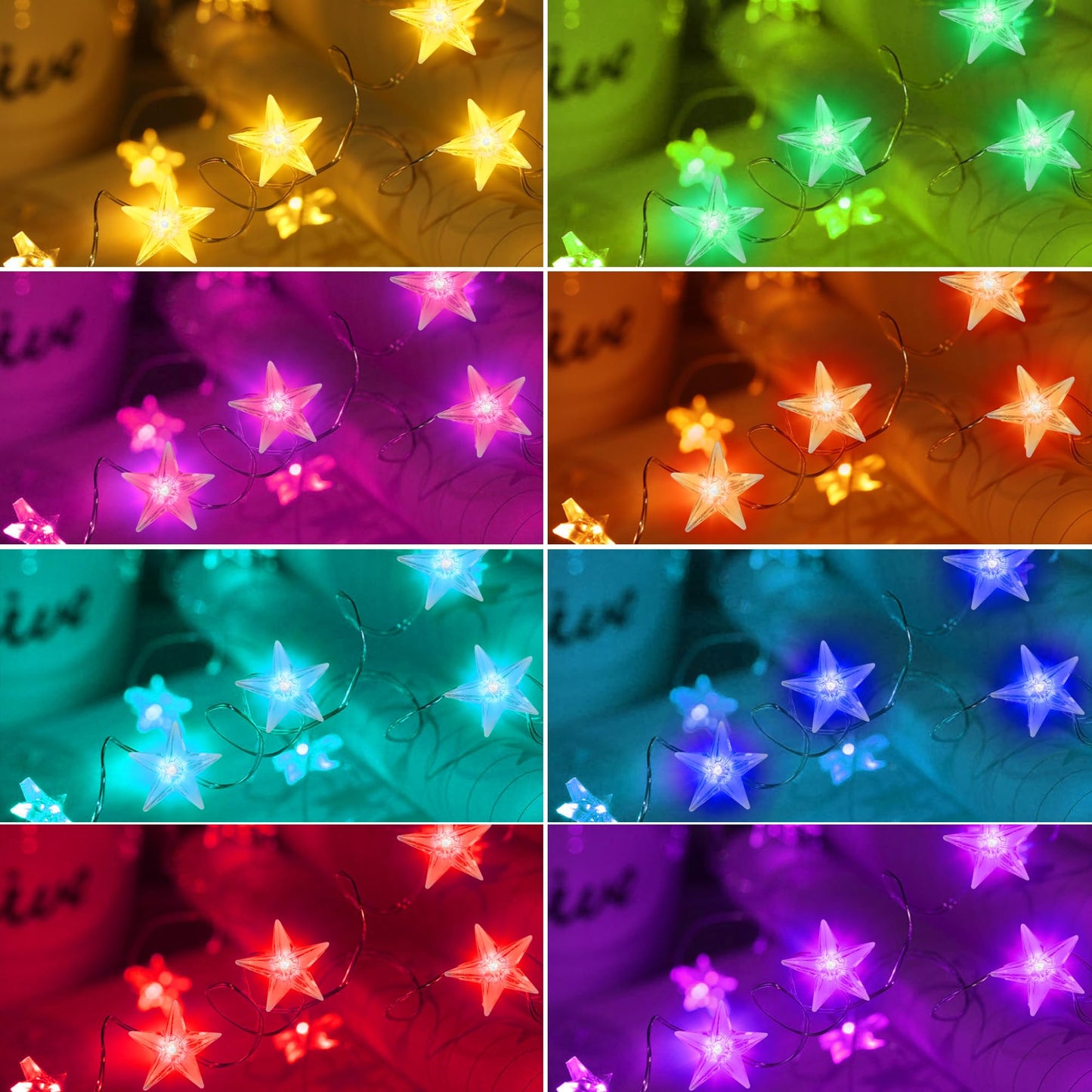 LiuZpatial Smart Star Lights for Bedroom Indoor, 33 FT 80 LED USB Star Ttring Lights, App & Remote Control, Timer Music Sync