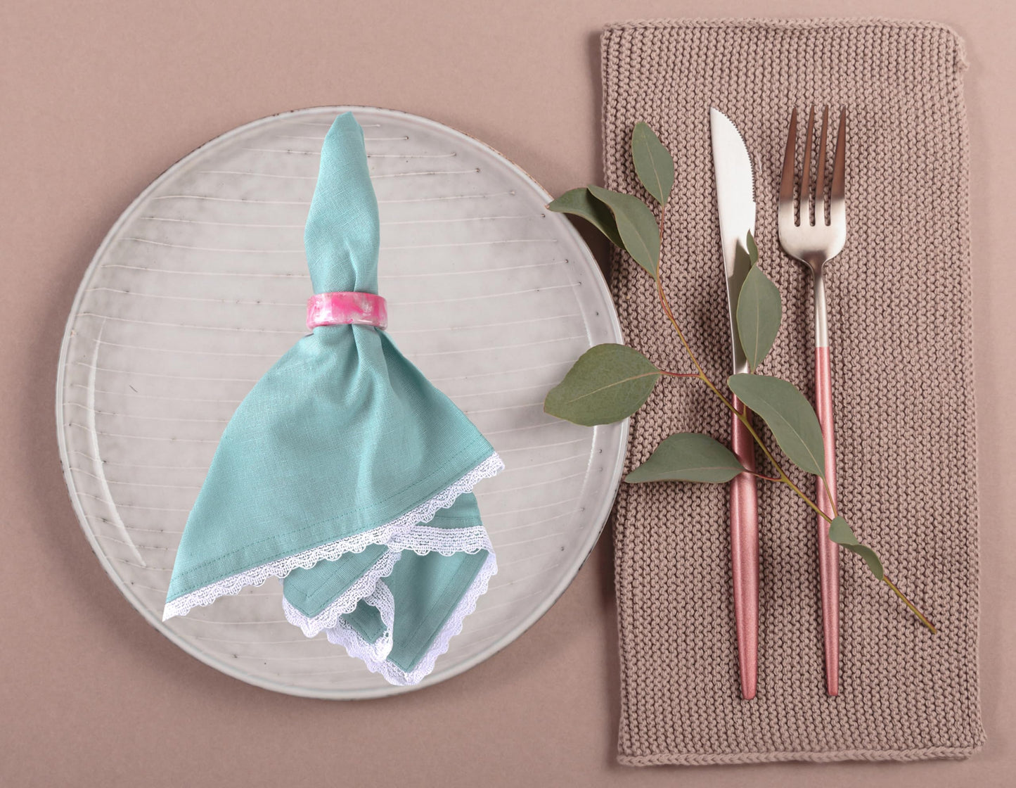 CLEENTABLE Epoxy Resin Napkin Rings Set - 12 Pcs Decorative Pastel Table Holders, 1.5" Dia, Art Deco Style - Ideal for Weddings, Dinner, Parties, Home, Dining, Gifting, Indoor & Outdoor (Multi)