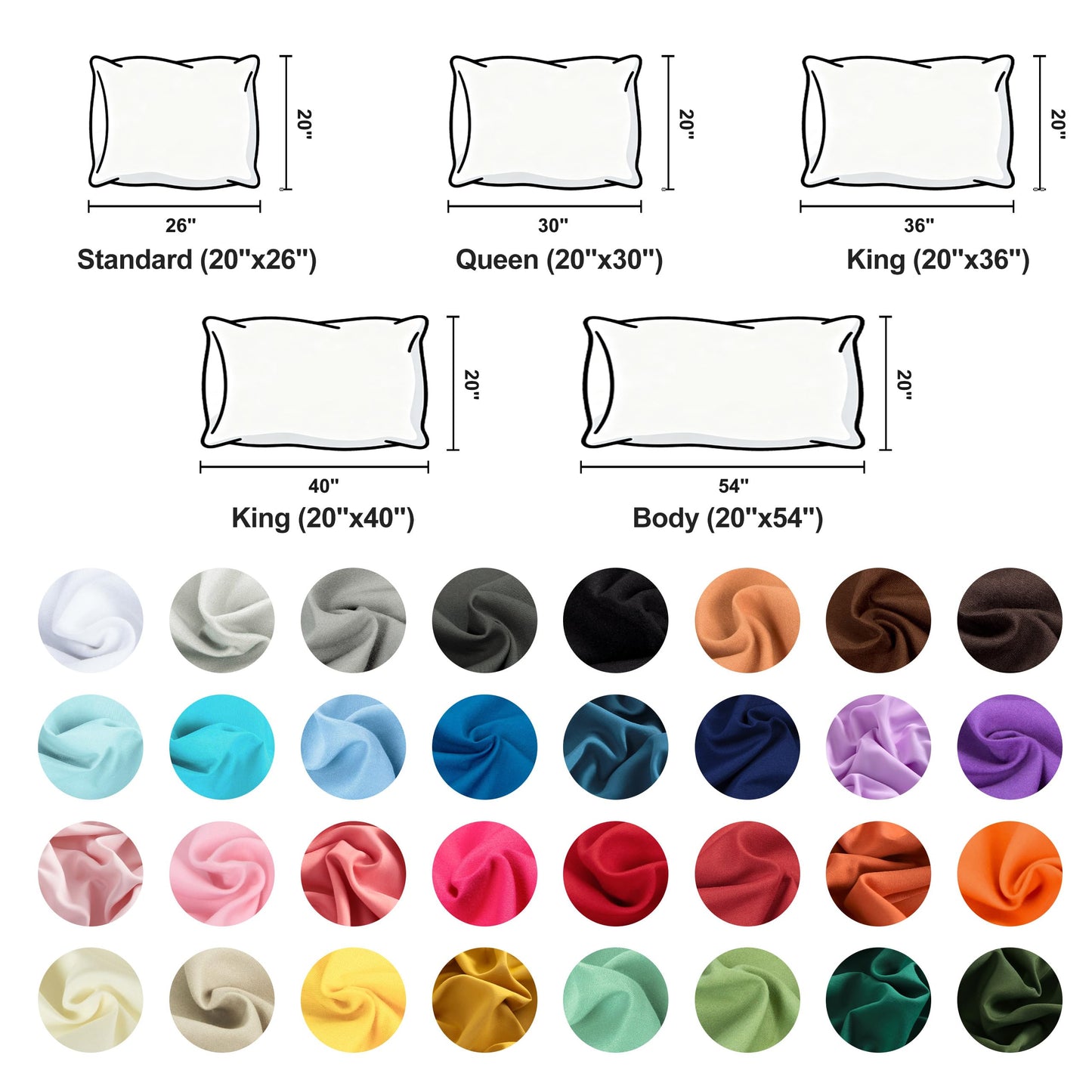 NTBAY Queen Pillowcase Set - 4 Pack Brushed Microfiber 20x30 Pillowcases - Soft, Wrinkle-Free, Fade-Resistant, Stain-Resistant, White Pillowcases with Envelope Closure - 20x30 Inches, White