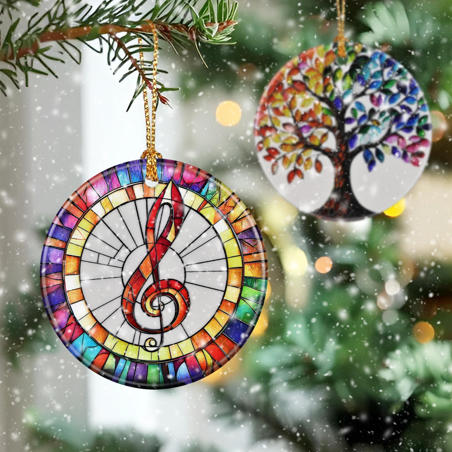 Musical Ornament, Christmas Ornament – Christmas Tree Decor, Holiday Decoration, Stocking Stuffer, Festive Gift Idea, Gifts for Music Lover, Friends, and Family