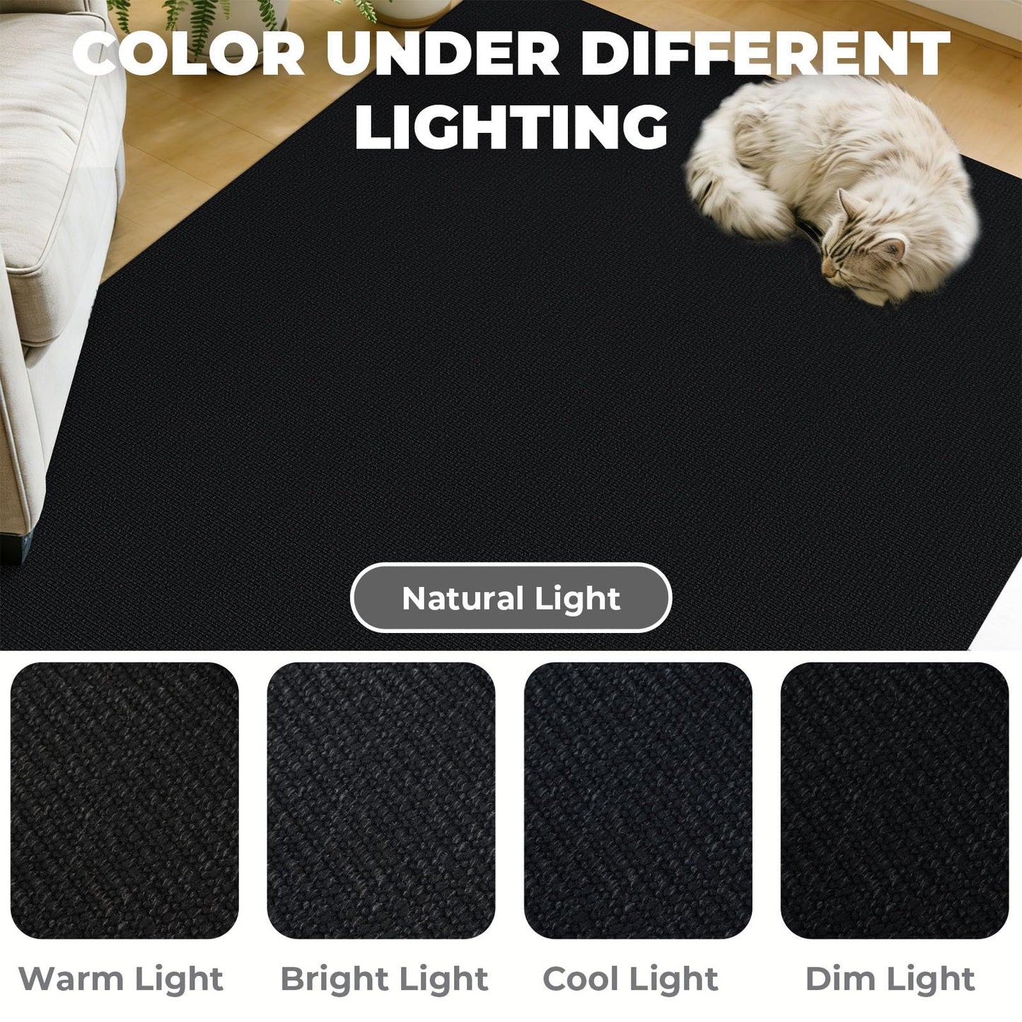 Lansny 2x3 Washable Area Rug Small Braided Cotton Entryway Rug with Non Slip Backing Kitchen Rugs Indoor Door Mat for Entrance Bathroom Foyer, Black