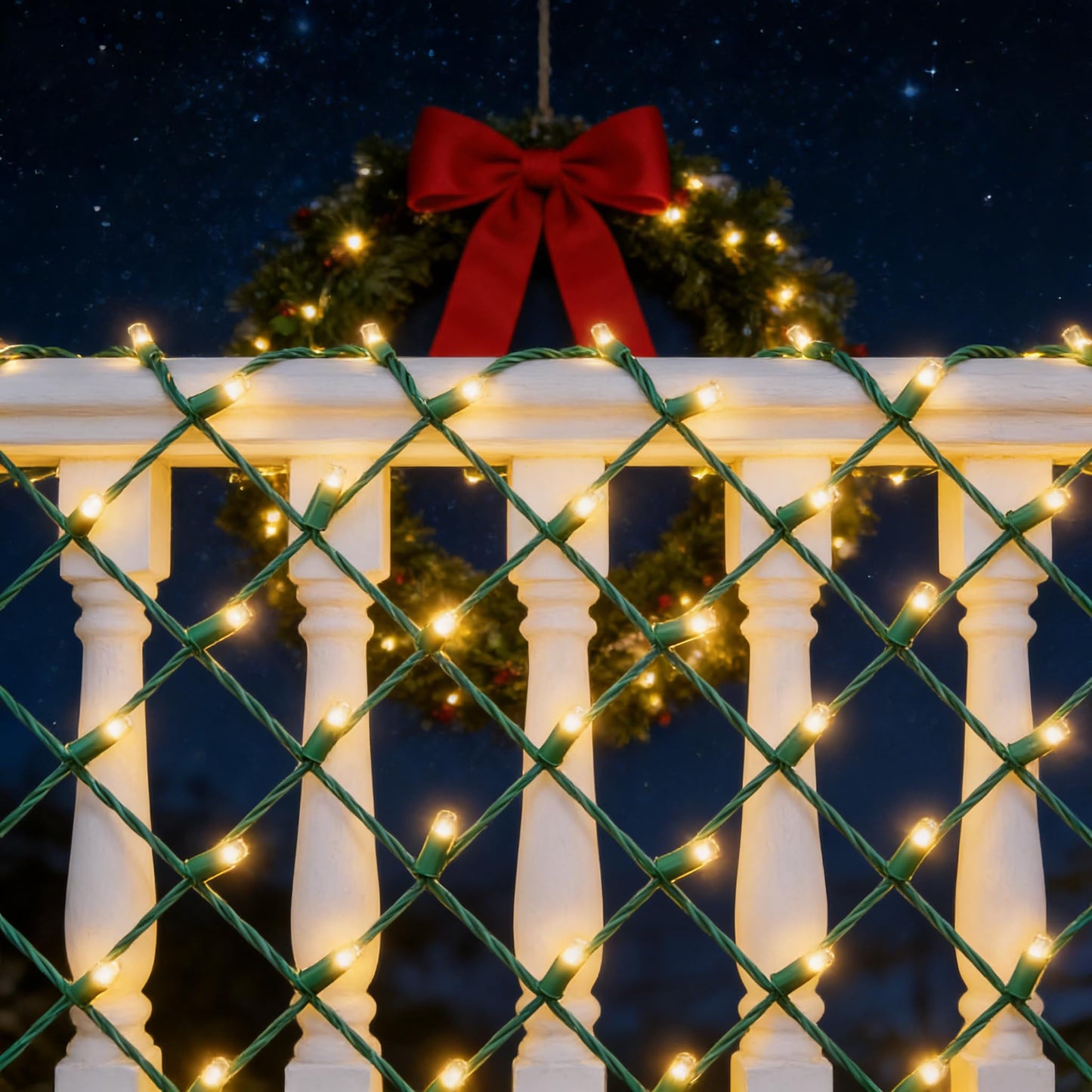 Christmas Net Lights(Warm White - Breathing, 6x4FT), 70 Count Mini LED Fairy String Lights, IP68 Waterproof for Outdoor Indoor Holiday Party Patios Wedding Valentines Day Halloween Xmas Decor, 5MM