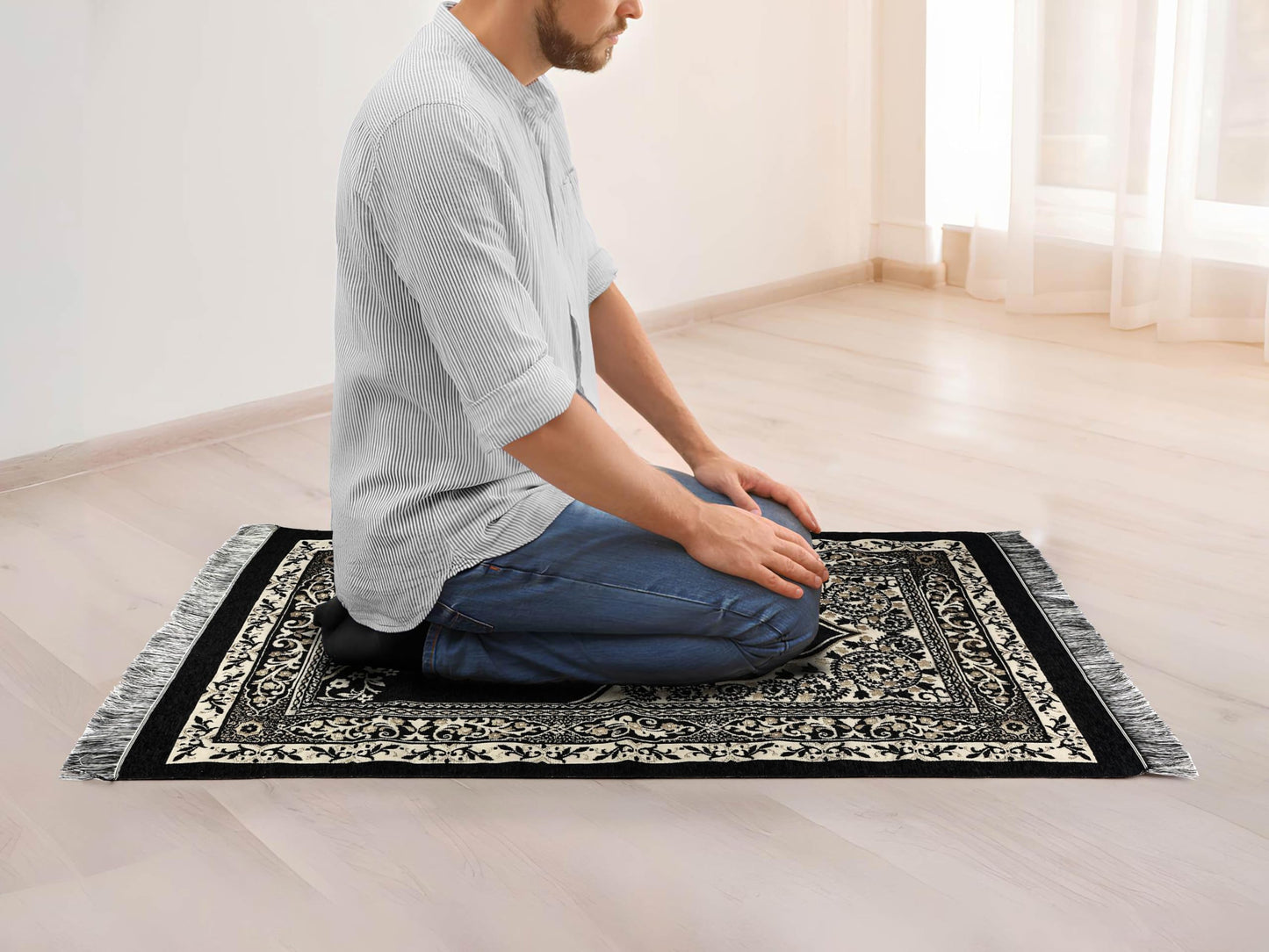 OLEEK Muslim Prayer Rug - Islamic Prayer mat - Prayer matt Islam - eid Gifts - eid Decorations for Home 2026 - Praying mat - Muslim Gifts - Islam Men - Islamic Prayer Rugs - سجادة صلاة