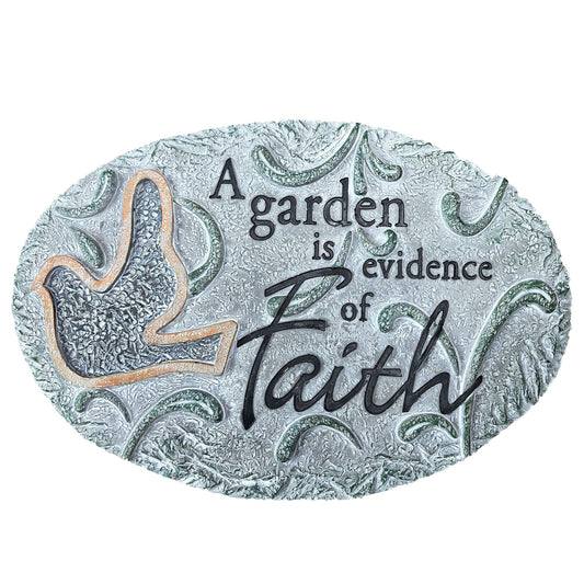 Nattol Versatile Dove Garden Stone, Stepping Stone & Wall Decor for Indoor & Outdoor Use