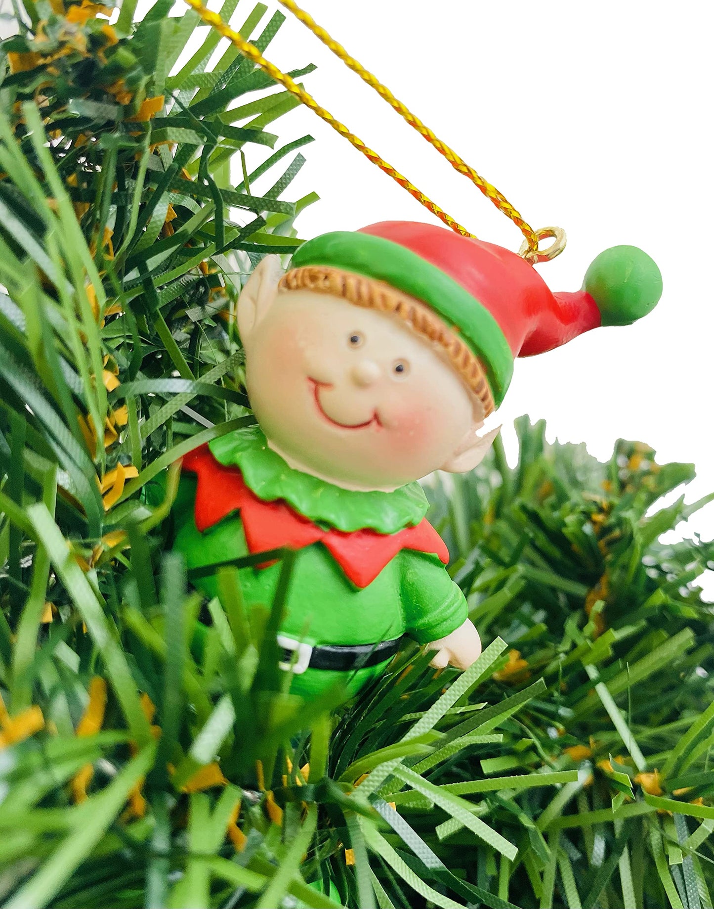 Elf Ornament Legend Set Find Your Hidden Elves Christmas Tree Decoration with Story Card Boxed Keepsake