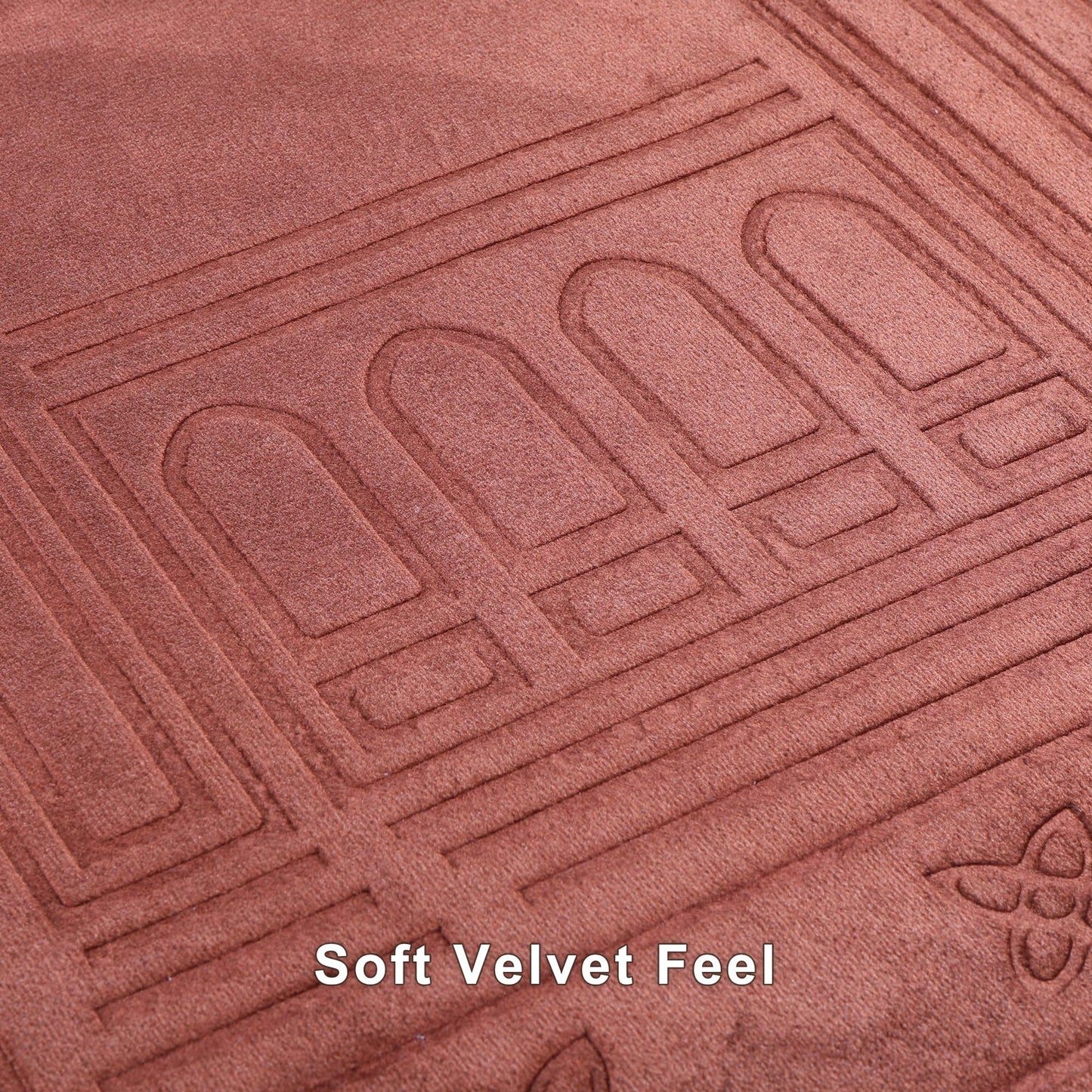 Muslim Prayer Rug-Soft Thick Velvet Islamic Prayer Mat, Traditional Sajadah with Tassels for Men and Women, Comfortable Daily Prayer at Home, Mosque or Travel.