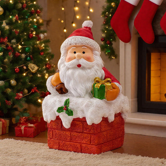 Christmas Santa Claus Decoration for Home, 6.7in Holiday Figurine,Christmas Gift For Mom，GrandMom，Friends