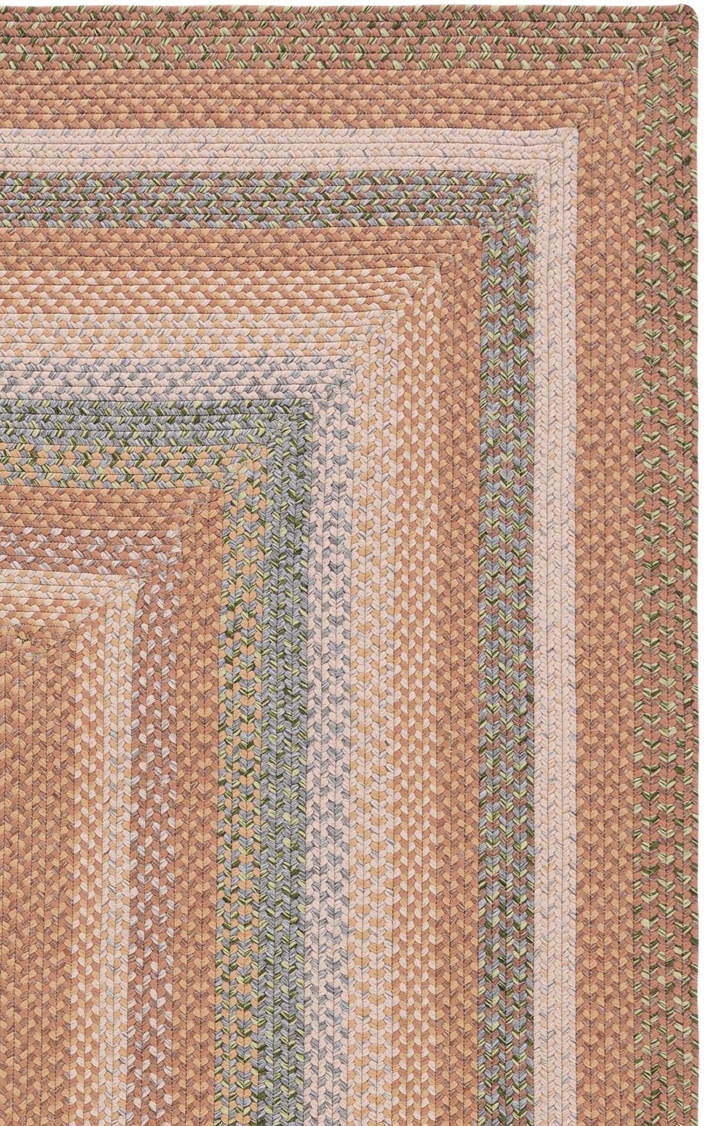 SAFAVIEH Washable Rug Outdoor Braided Collection - 2' x 3', Tan & Multi, Handmade & Reversible, Non-Shedding & Easy to Clean, Ideal for Entryway, Patio, Kitchen, Mudroom, Front Door (BRD314A)