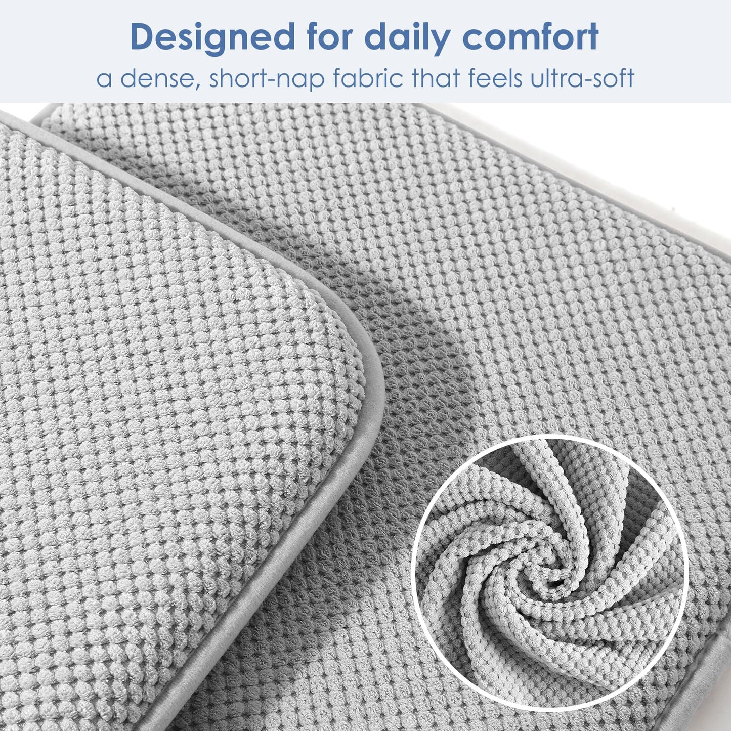 SWEMSTAR Chair Cushions - 15"*17" Kitchen Dining Chair Pads Foam Seat Cushion for Chairs Barstool Cushions Non Slip Seat Pad