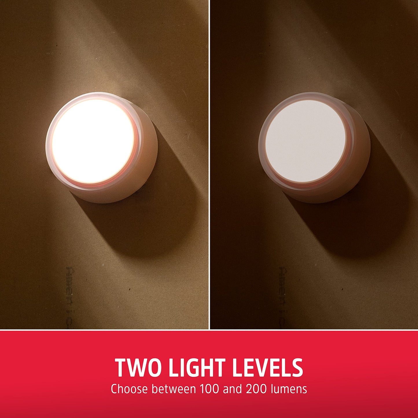 Energizer LED Ceiling Light Fixture, Battery Operated, Wireless Wall Switch Remote, 200 Lumens, Ceiling Light No Electricity, Perfect for Closets, Laundry Room, Garage, and More, 47485-T2