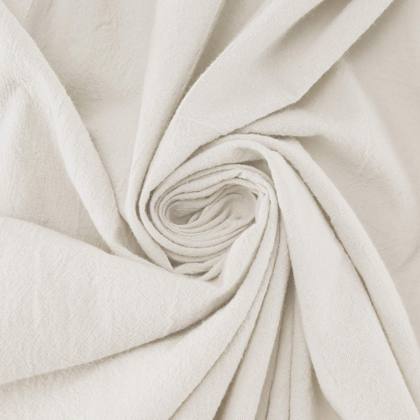 Archaeo - 56538 Washed 100% Cotton Twist Tab Curtain, 52" x 95" Panel, Cream