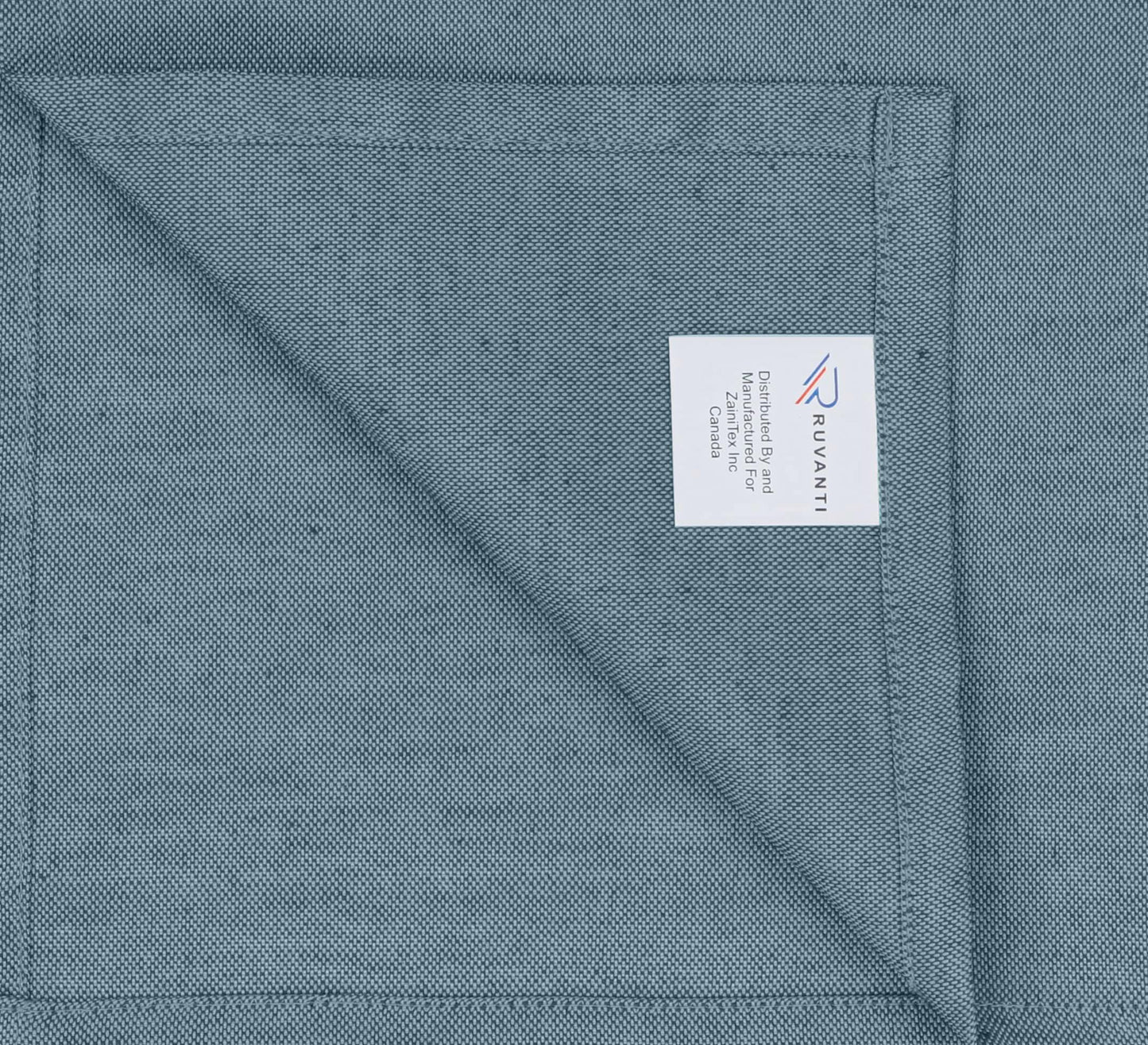 Ruvanti Cloth Napkins Set of 12, 18x18 Reusable Napkins Cloth Washable, Soft & Durable Table Napkin, Poly Cotton Fabric Dinner Napkins for Parties, Christmas, Thanksgiving, Weddings - Teal