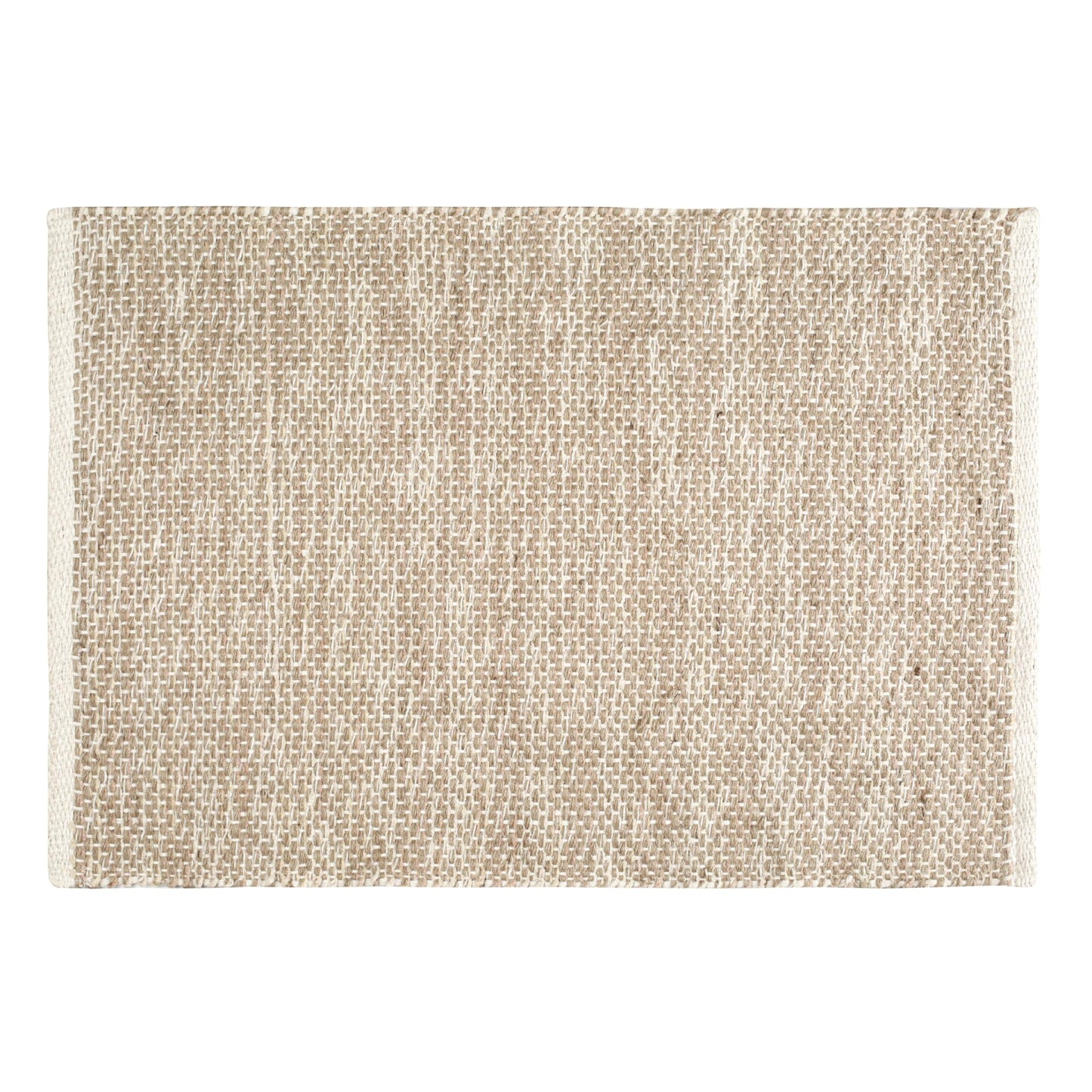 Hausattire Jute Woven Area Rug 2'x3' - Natural, Small Boho Farmhouse Rugs for Living Room, Bedroom, Kitchen, Entryway Front Door | Beige Outdoor Indoor Rustic Accent Bathroom Mat - 24x36 Inch