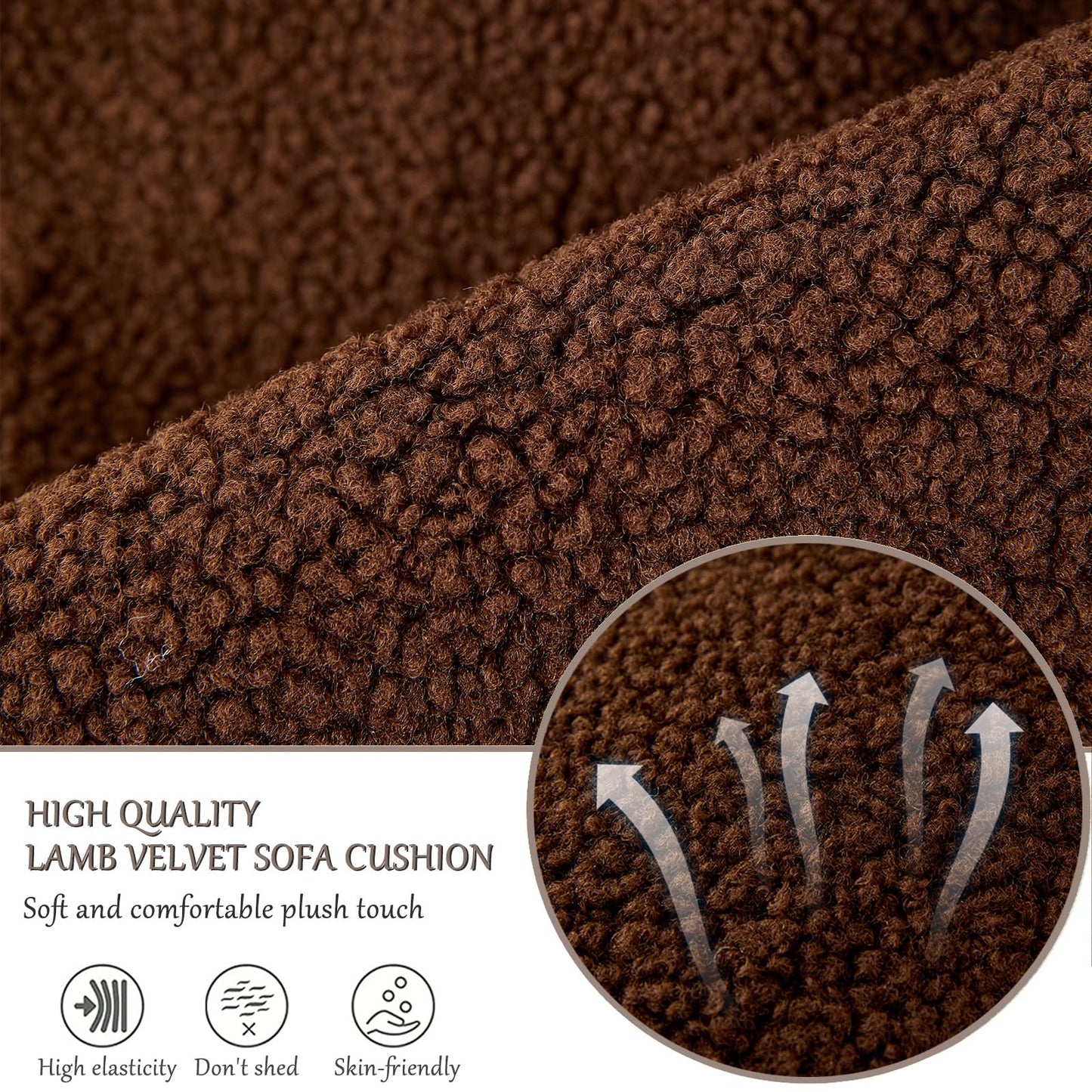 NNSMUN Armrest Cover, Recliner Chair Protector, Furniture Protector Slip, Side Storage Pocket, Stretch Armchair Couch Arm Rest Cover for Recliner, Chair, Sofa (Coffee,1 Seater(3pcs))