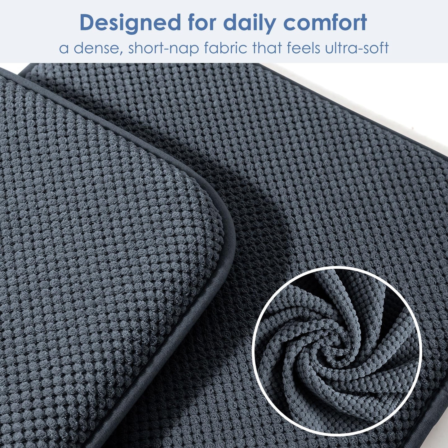 SWEMSTAR Chair Cushions - 15"*17" Kitchen Dining Chair Pads Foam Seat Cushion for Chairs Barstool Cushions Non Slip Seat Pad