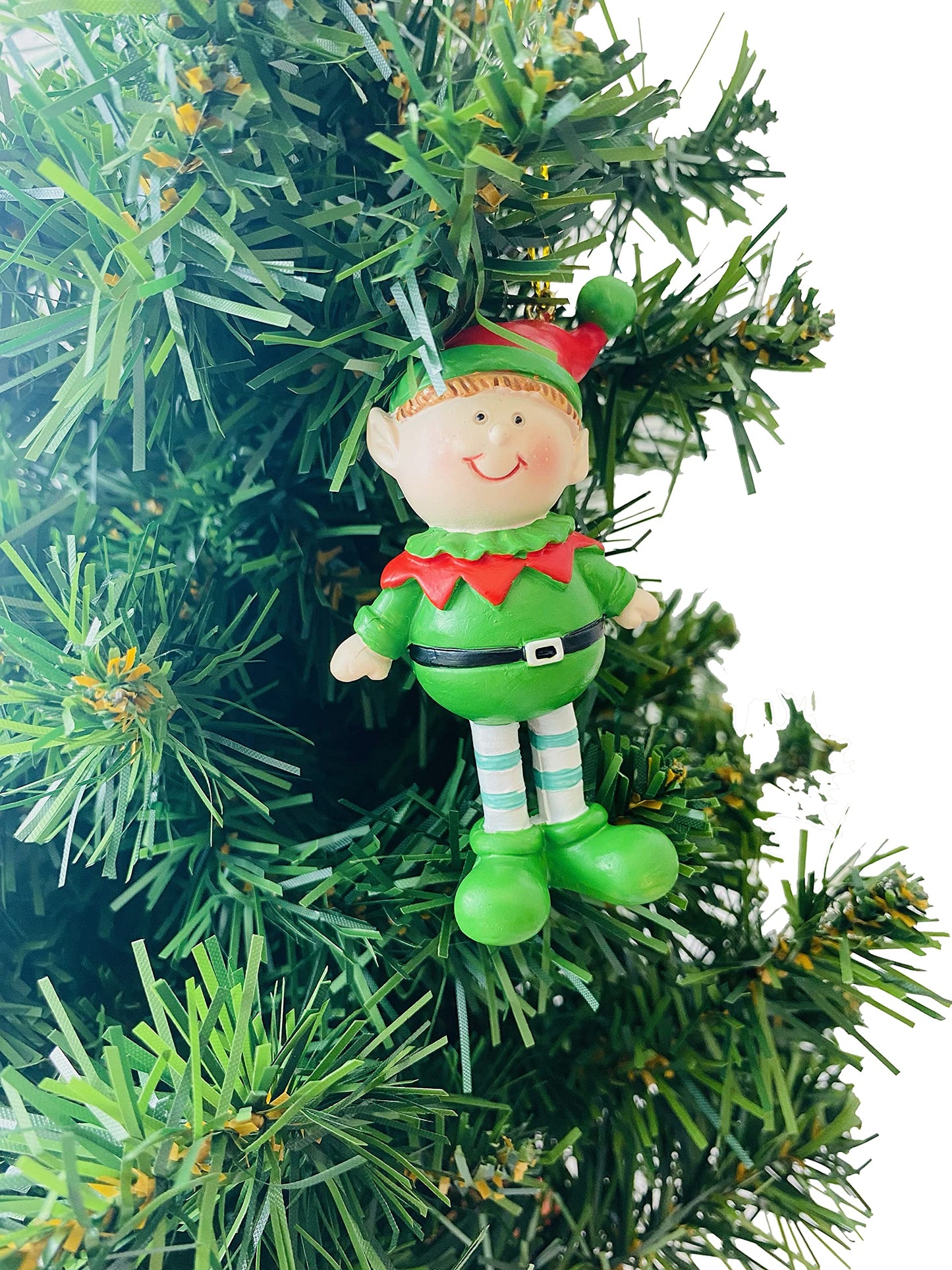 Elf Ornament Legend Set Find Your Hidden Elves Christmas Tree Decoration with Story Card Boxed Keepsake