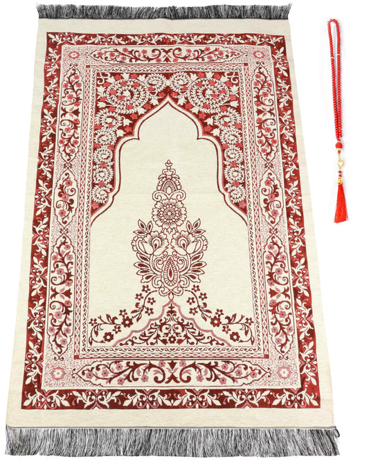 OLEEK Muslim Prayer Rug - Islamic Prayer mat - Prayer matt Islam - Islamic Gifts - Eid Decorations for Home 2026 - Praying mat - eid Gifts - Islam Men - Islamic Prayer Rugs - سجادة صلاة