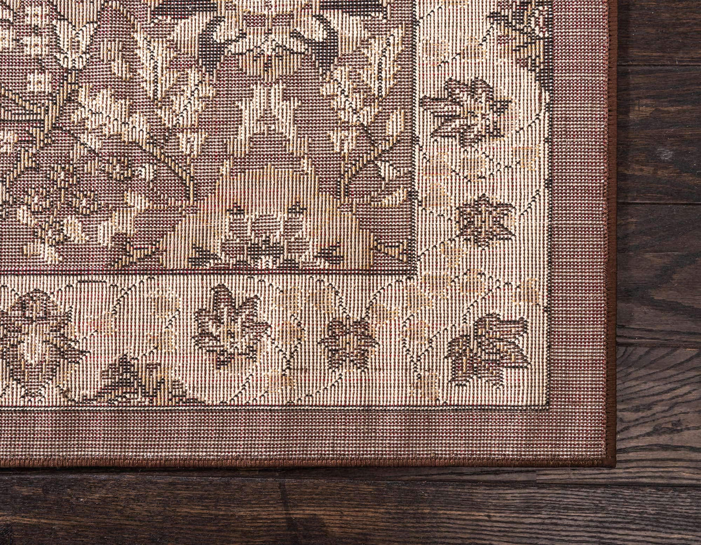 Unique Loom Espahan Collection Area Rug - Cape Cod (7' 10" x 10' Rectangle, Brown/ Beige)
