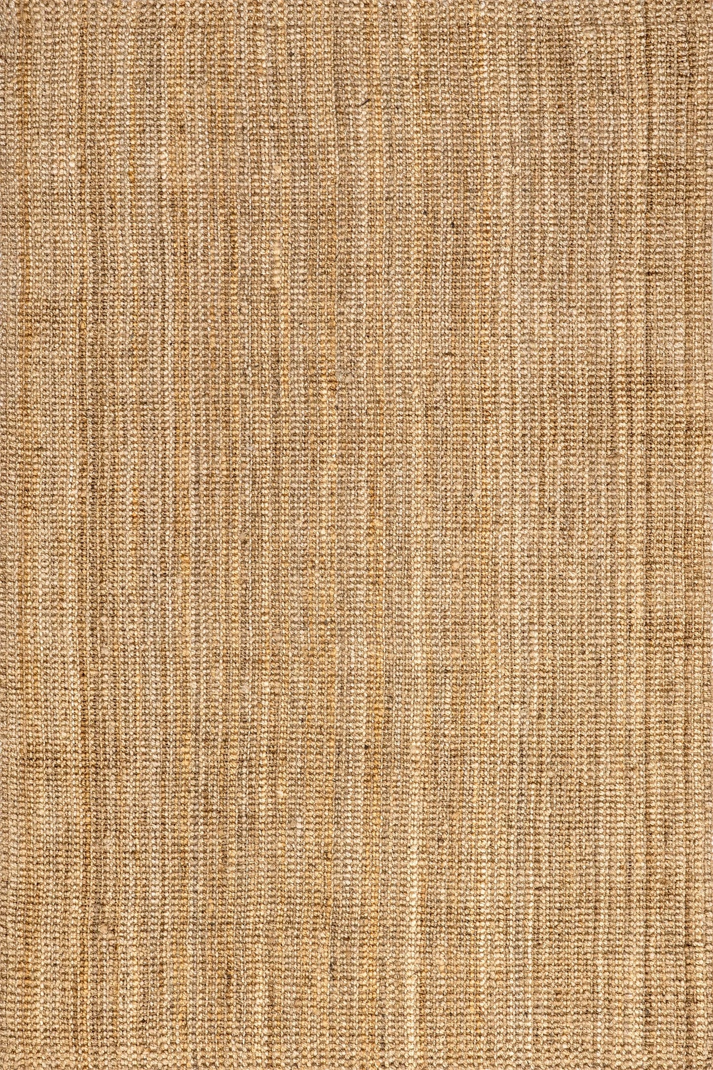nuLOOM Ashli Solid Farmhouse Jute Accent Rug, 2X3, Natural