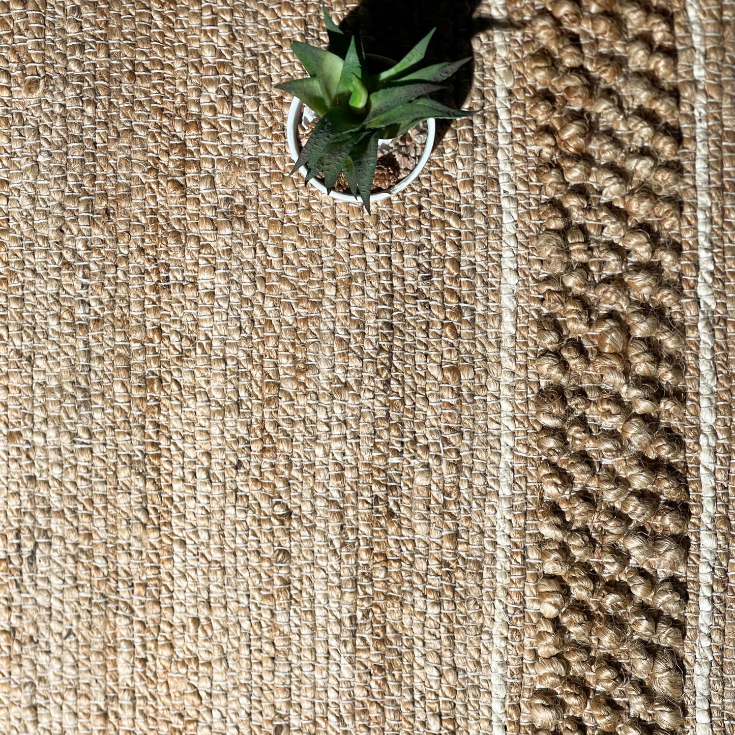 Chardin home 2x3 Jute Cotton Hand Woven Doormat Rug, Natural Jute Braided Entryway Mat | Rustic Boho Farmhouse Textured Accent Rug for Front Door, Kitchen, Bedroom, or Bathroom | Natural Fiber Rug